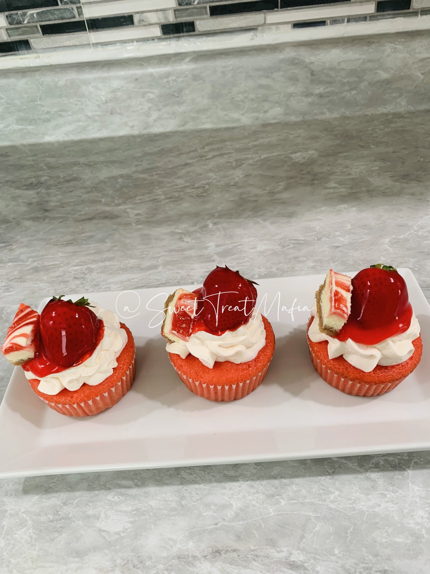 Strawberry Cheesecake Cupcakes