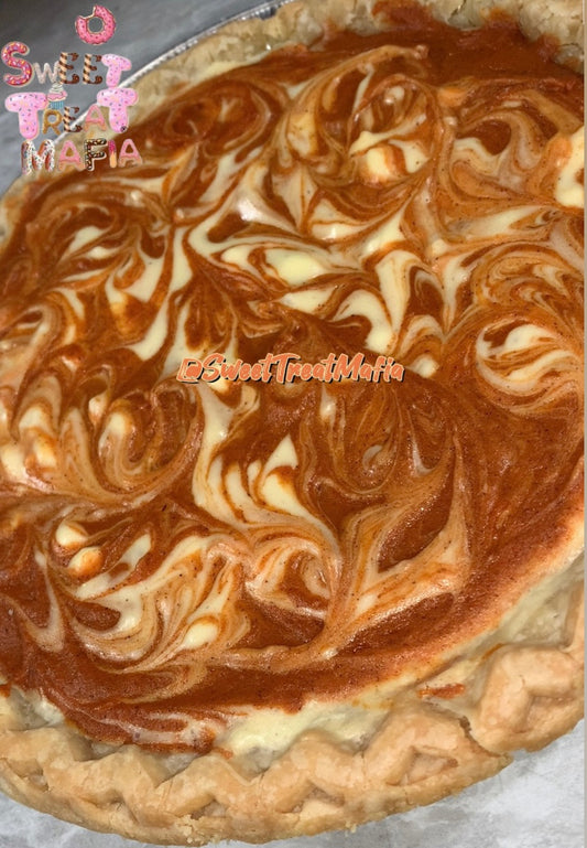 Sweet Potato Cheesecake Pie