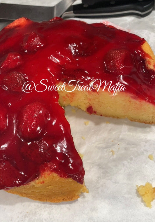 Strawberry Butter Cake